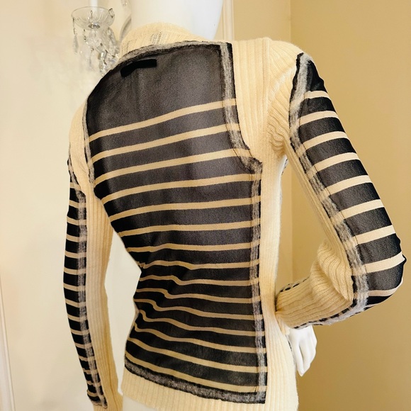 Jean-Paul Gaultier Knits Oatmeal Ribbed Knit - Picture 6 of 13